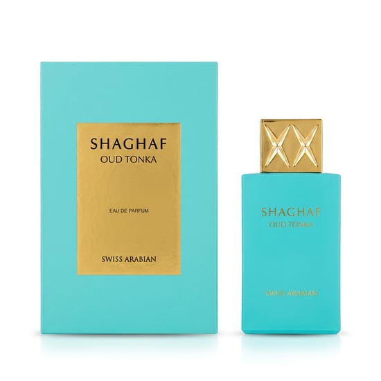 Bottle of Swiss Arabian Shaghaf Oud Tonka EDP