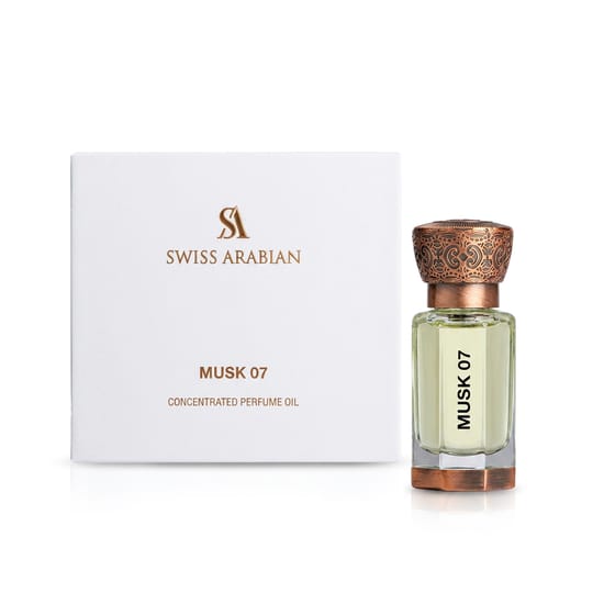 Swiss Arabian Musk 07 parfümeeritud õli pudel