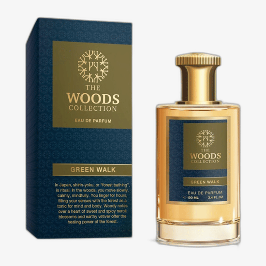 Оригинальная упаковка The Woods Collection Green Walk EDP Элегантный флакон The Woods Collection Green Walk EDP