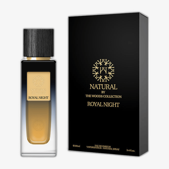 Elegant bottle of The Woods Collection Natural Royal Night EDP