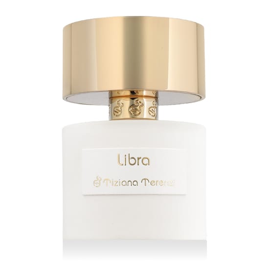 Close-up of Tiziana Terenzi Libra EP fragrance bottle