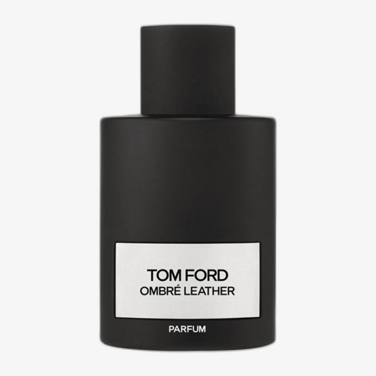 Elegant bottle of Tom Ford Ombré Leather Parfum sample