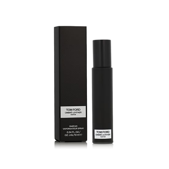 Tom Ford Ombré Leather Parfum Miniatuur originaalpakendis Stiilne Tom Ford Ombré Leather Parfum Miniatuur pudel, elegantne must disain