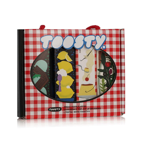Toosty mini avastuskomplekt 4 x stiilses pakendis Toosty mini avastuskomplekt 4 x koos nelja mini pudeliga