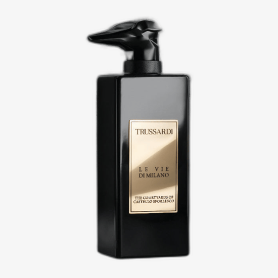 Elegant bottle of Trussardi Le Vie Di Milano Champaca Edizione Millesimata EDP Intense