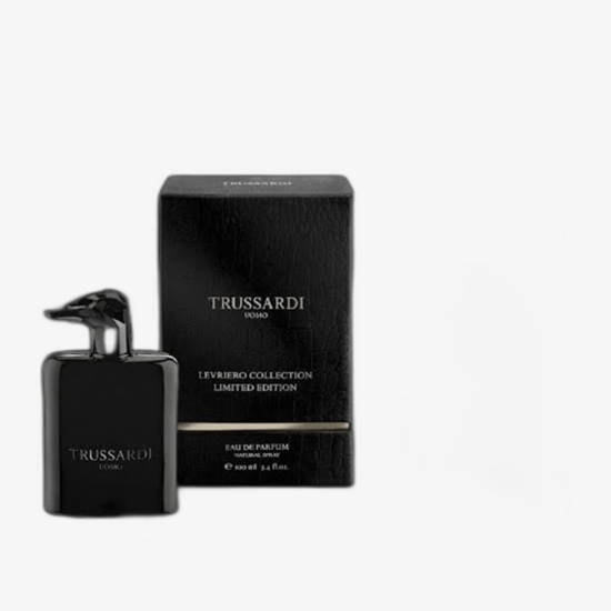 Trussardi Uomo Levriero Collection Limited Edition EDP packaging Elegant bottle of Trussardi Uomo Levriero Collection Limited Edition EDP