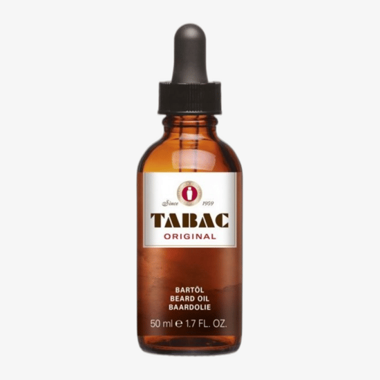 бутылка Tabac Original Beard & Shaving Oil крупным планом