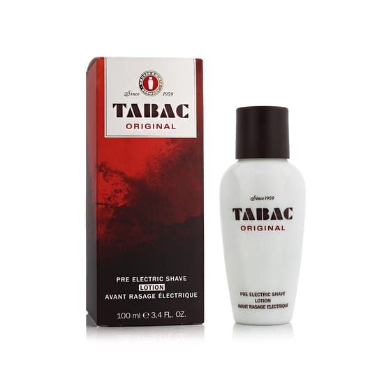 Tabac Original eelne raseerimis lotion – pudeli detailne lähivaade