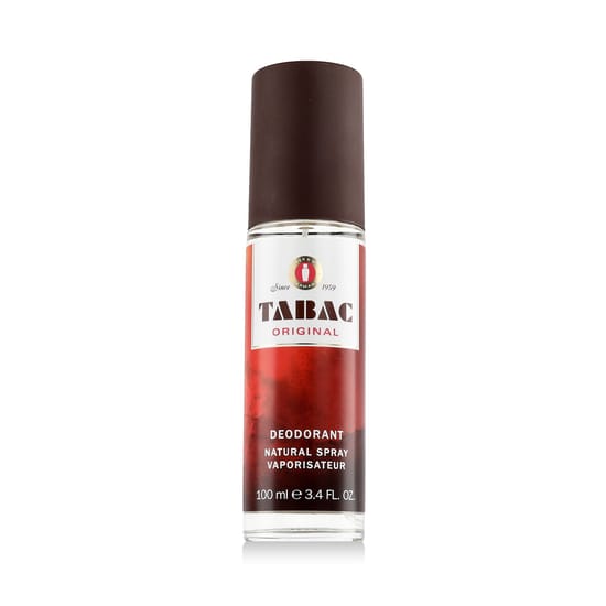 Tabac original deodorant in elegant glass bottle