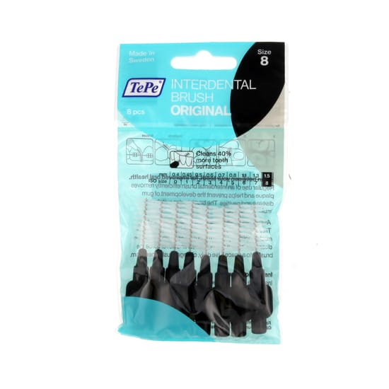 TePe Original Interdental Brushes 8 Black (1,5 mm) 8 pcs