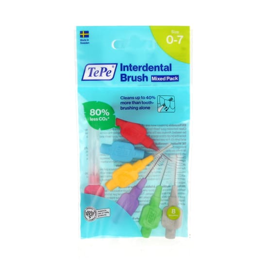 Tepe original interdental brushes mix 8 pcs in various sizes