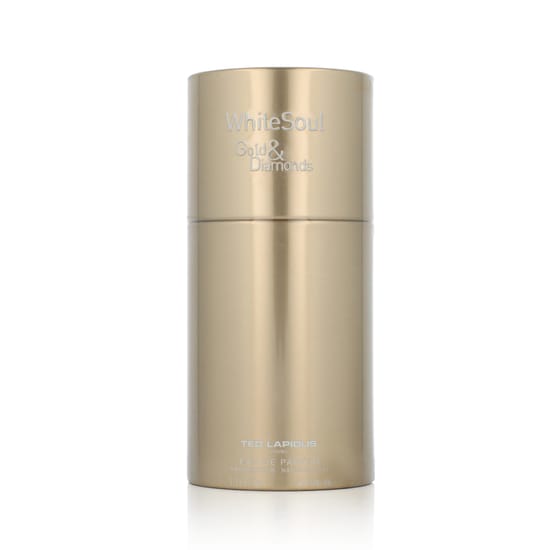 Оригинальная упаковка Ted Lapidus White Soul Gold & Diamonds EDP Элегантный флакон Ted Lapidus White Soul Gold & Diamonds EDP