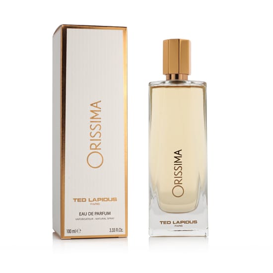 Close-up of Ted Lapidus Orissima EDP bottle