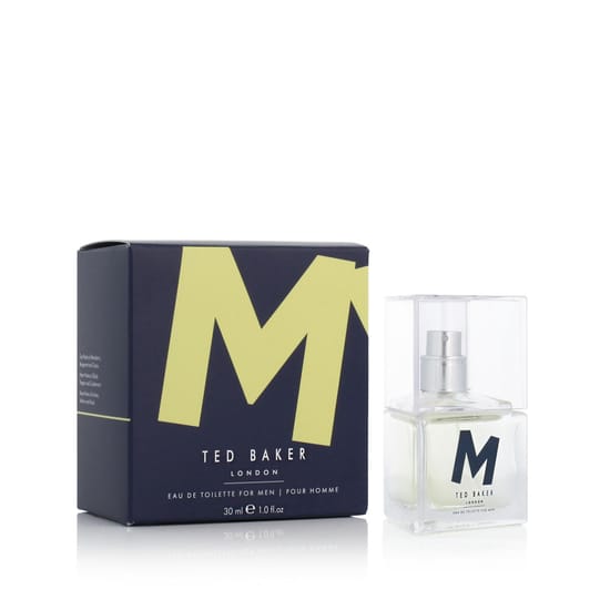 Ted Baker M EDT fragrance in original packaging Ted Baker M EDT bottle with elegant design