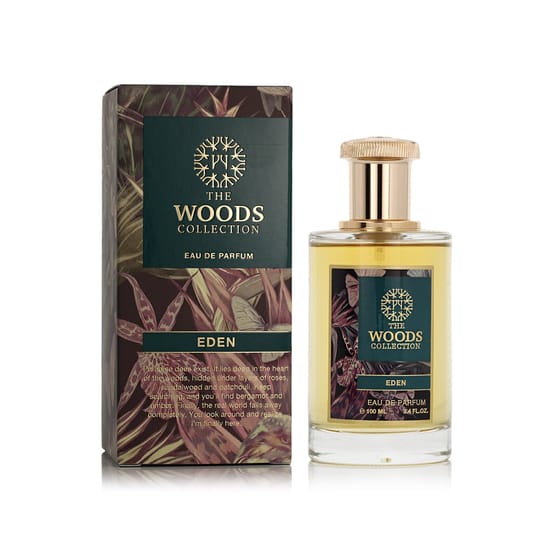Original packaging of The Woods Collection Eden EDP Bottle of The Woods Collection Eden EDP fragrance