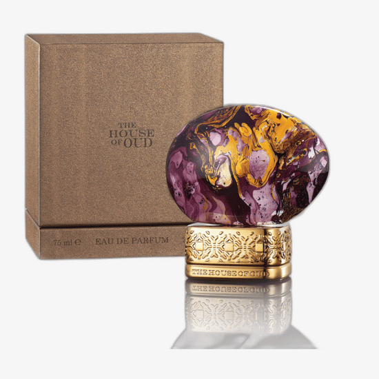 Bottle of The House of Oud Grape Pearls EDP up close
