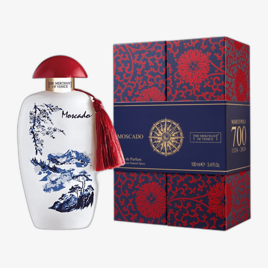 Bottle of the merchant of venice moscado eau de parfum