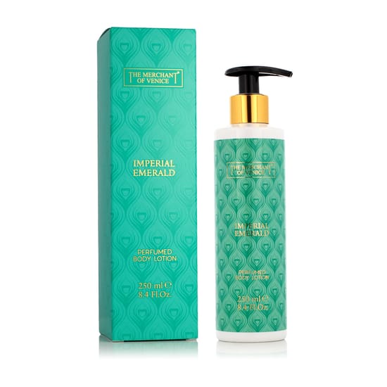 Close-up of The Merchant of Venice Imperial Emerald Body Lotion