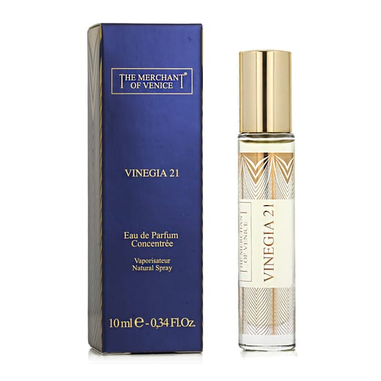 Elegant bottle of The Merchant of Venice Vinegia 21 EDP Concentrèe Miniature