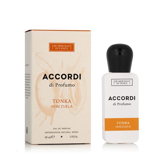 Элегантный флакон аромата Tonka Venezuela от The Merchant of Venice Eau De Parfum