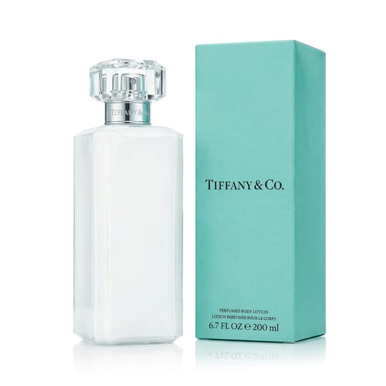 Body lotion Tiffany & Co. in bottle Moisturizing body lotion Tiffany & Co. in packaging