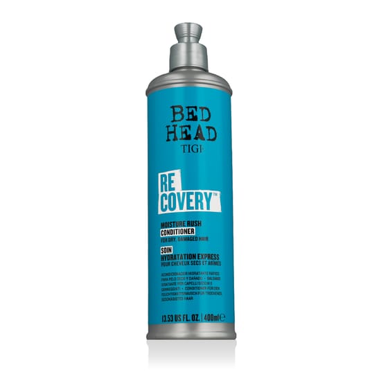 Оригинальная упаковка кондиционера Tigi Bed Head Recovery Moisture Rush бутылка кондиционера Tigi Bed Head Recovery Moisture Rush крупным планом
