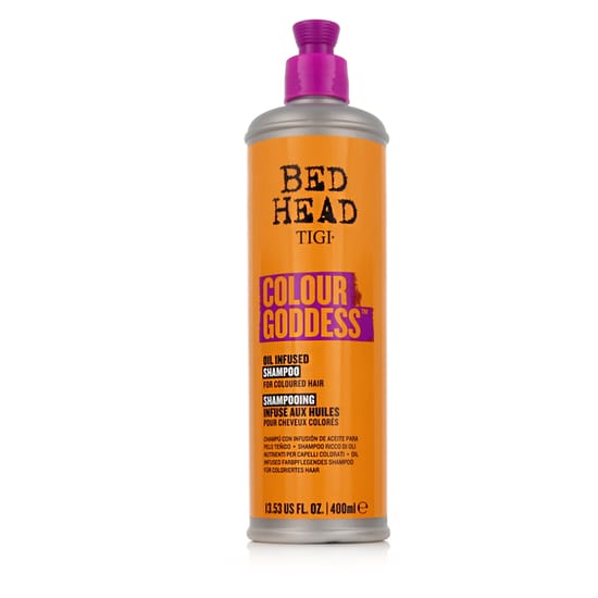 Tigi Bed Head Colour Goddess Oil Infused Shampoo pudel, särava värviga juuksehooldustoode