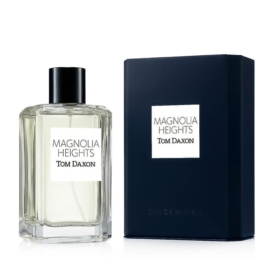 Оригинальная упаковка Tom Daxon Magnolia Heights EDP Бутылка Tom Daxon Magnolia Heights EDP вблизи