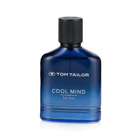 Tom Tailor Cool Mind For Him EDT minimalist bottle design Tom Tailor Cool Mind For Him EDT bottle in a fresh, modern style