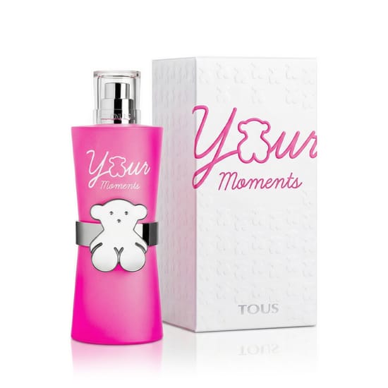 Originaalpakend Tous Your Moments EDT Tous Your Moments EDT parfüümi pudel lähedalt