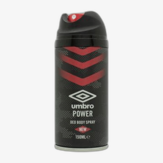 Флакон геля для душа Umbro Power с современным дизайном, ощущение свежести и энергии