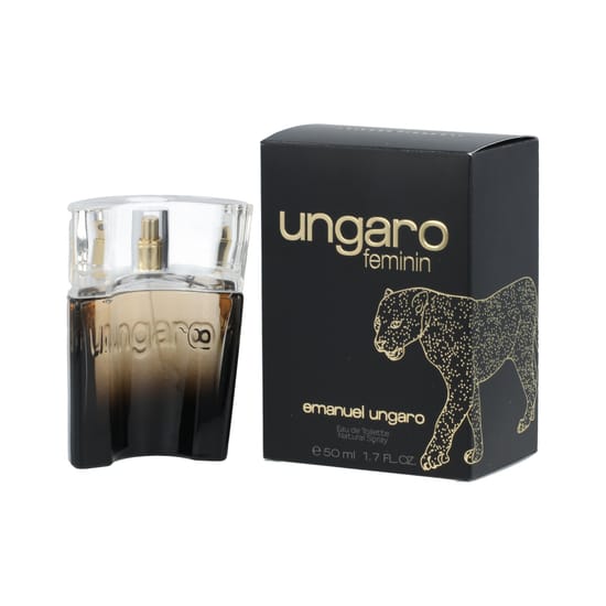 Флакон Ungaro Emanuel Ungaro Feminin EDT крупным планом, женственный дизайн флакона Ungaro Emanuel Ungaro Feminin EDT