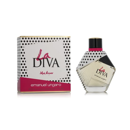 Оригинальная упаковка Ungaro Emanuel La Diva Mon Amour EDP Элегантный флакон Ungaro Emanuel La Diva Mon Amour EDP