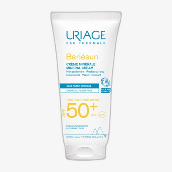 Крем Uriage Bariésun Mineral SPF 50+ для надежной защиты кожи от солнца