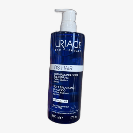 Uriage DS Regulating Foaming Gel puhastusvaht pakendis