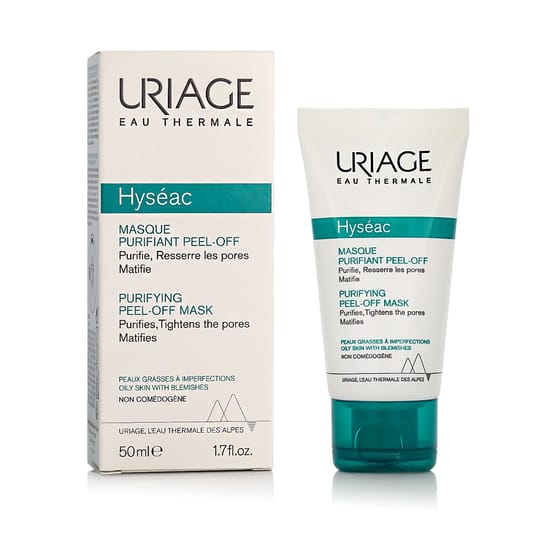 Uriage Hyséac puhastav koorimismask pakendis