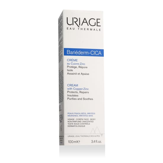 Uriage Bariéderm CICA-CREAM with Copper and Zinc in Packaging