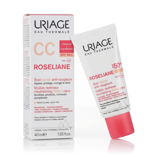 Uriage Roséliane CC Cream SPF 50+ in packaging