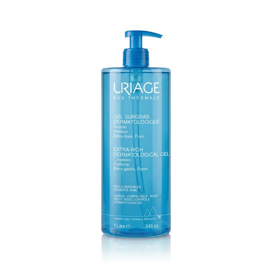 Geel Uriage eau thermale extra-rich nahahoolduseks Niisutav geel Uriage eau thermale pakendis 1000 ml