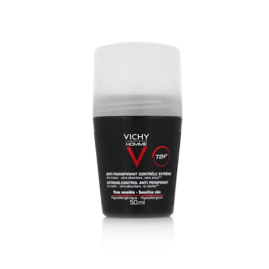 Bottle of Vichy Homme 72h Antiperspirant