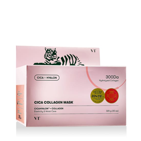 Cica Collagen Mask 30 tk näomask pealtvaates