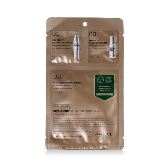 VT Cosmetics Vita-Light All In One 3Step Mask pakendi pilt