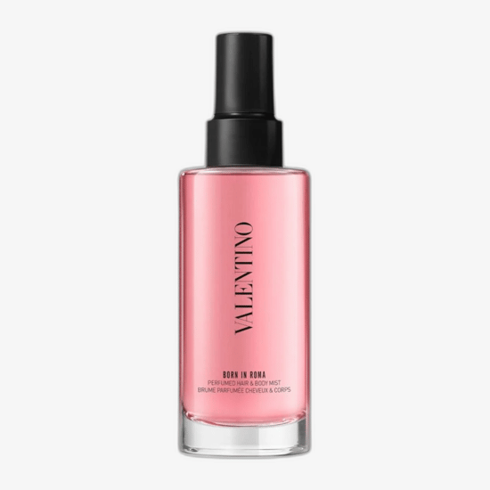 Elegant bottle of Valentino Valentino Donna Born In Roma Hair Mist