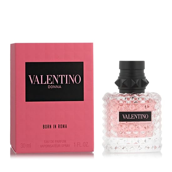 Close-up of Valentino Valentino Donna Born In Roma EDP bottle
