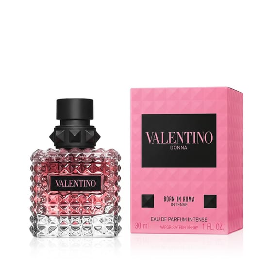 Elegant bottle of Valentino Donna Born In Roma Intense EDP