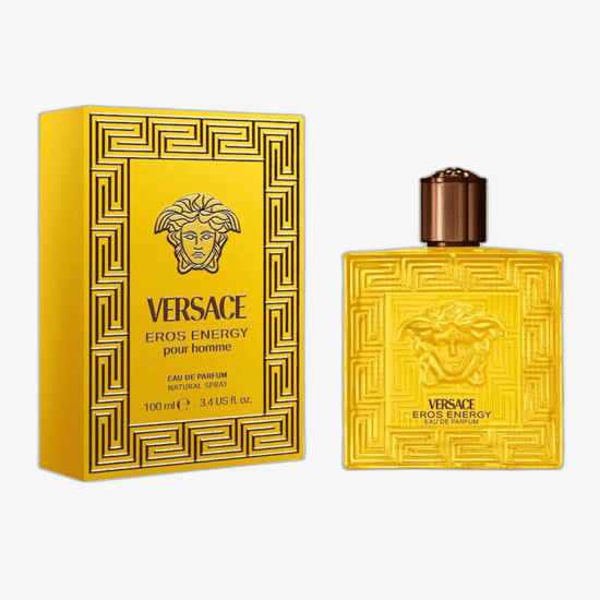 Unpacked bottle of Versace Eros Energy EDP