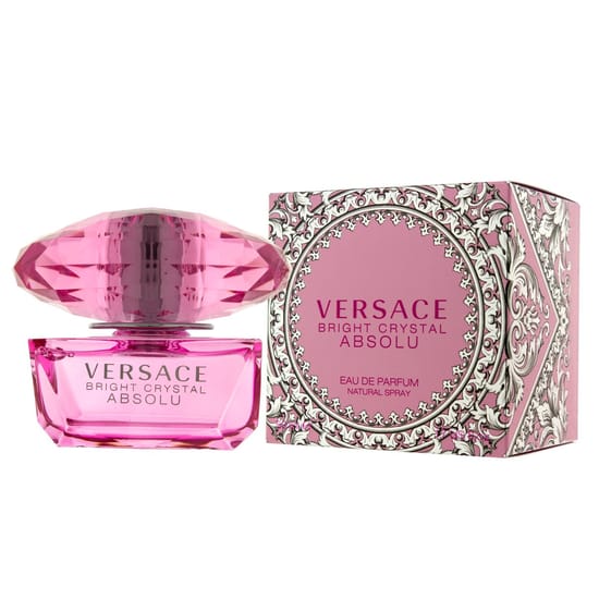 Versace bright crystal absolu edp parfüümipudeli pilt valgel taustal