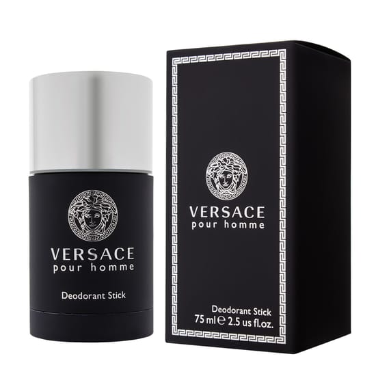 Versace pour homme perfumed deostick packaging and product view