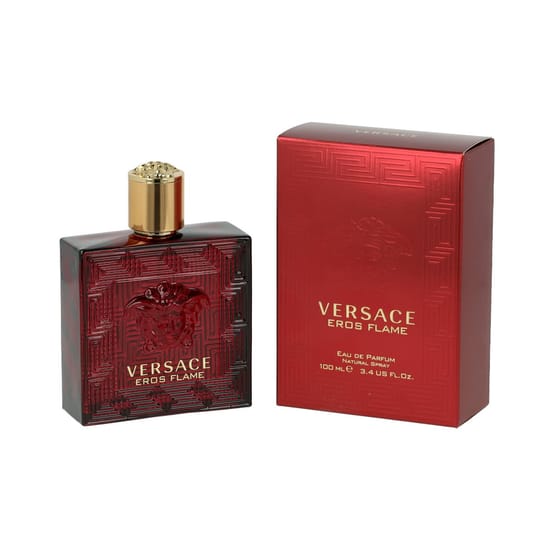 Versace Eros Flame Eau De Parfum 100 ml - bottle and packaging