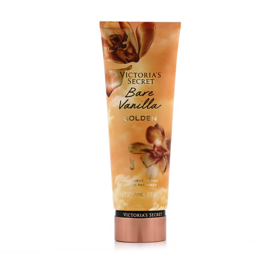 Close-up of victoria's secret bare vanilla golden body lotion